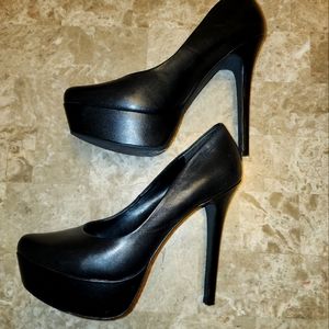 Black high heels